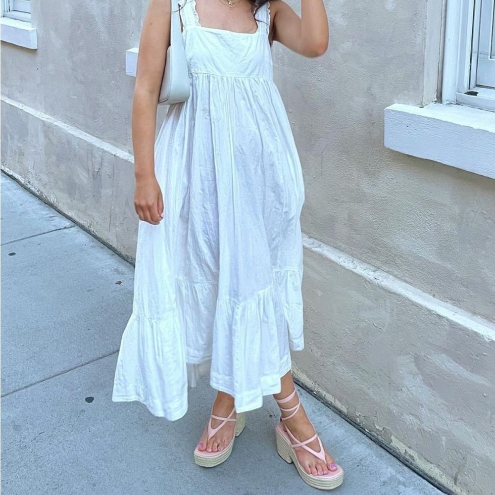 Free People Isabella Maxi Dress in White